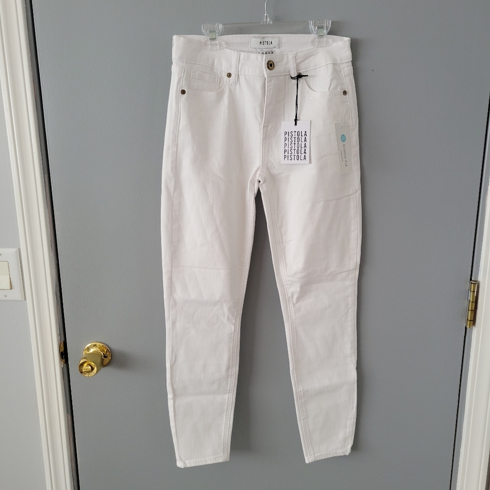 Pistola Arielle Skinny White Jean Size 26 or 2